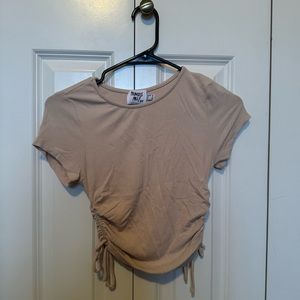 Princess Polly Tan Shirt Size 4